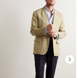 RALPH LAUREN MEN'S LINEN COAT